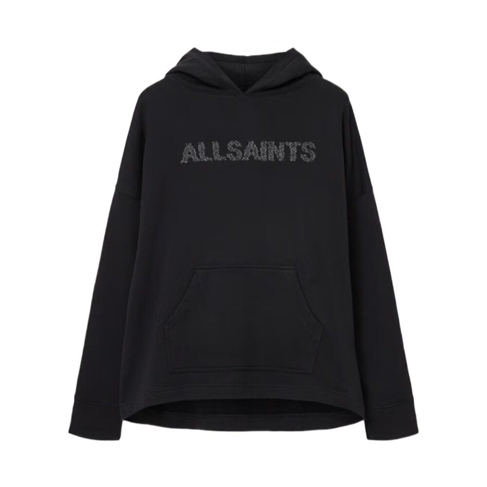 1h可退 ALL SAINTS 女士卫衣 W118JDBLACK SS2026 黑色 别针大 Et