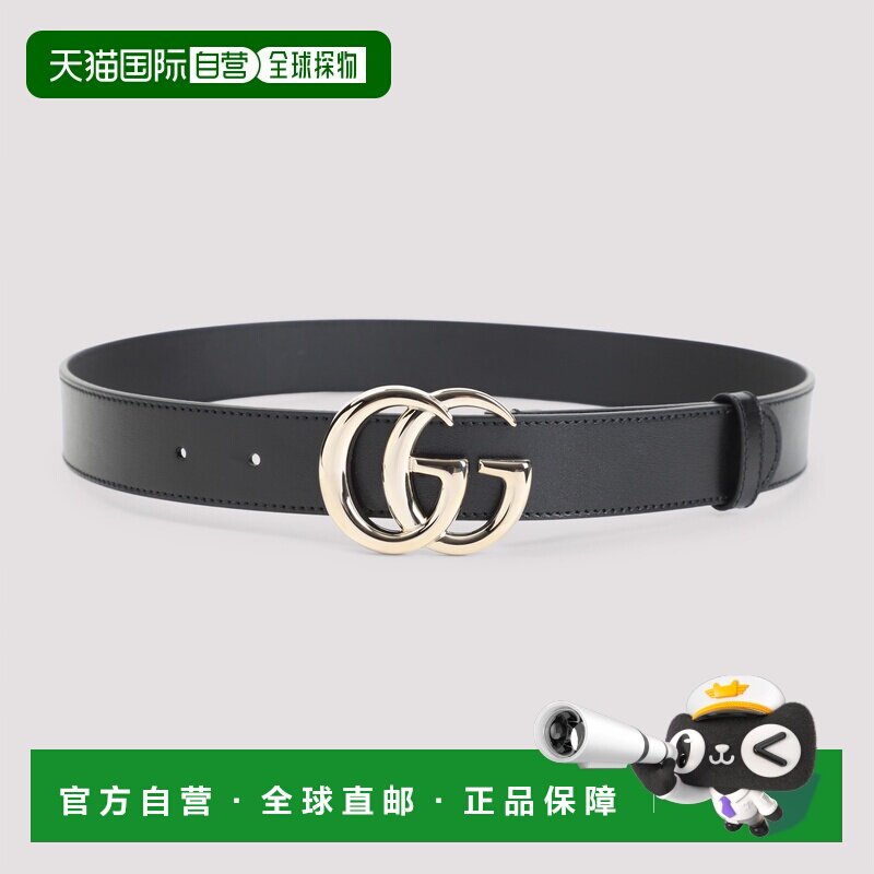 GUCCI 女士腰带 6258390AAA51000 CO 黑色 GG MARMONT 皮带细腰带图片