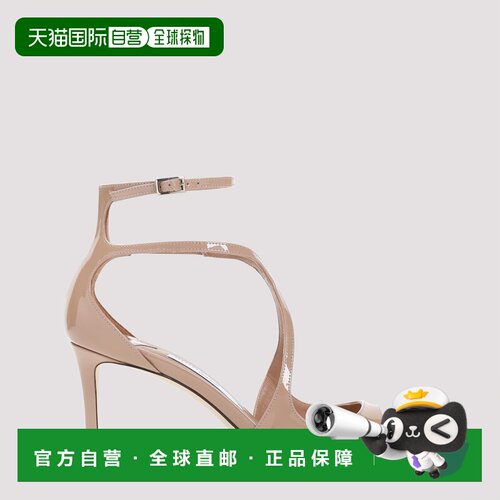 JIMMY CHOO 女士凉鞋 AZIA75PATBALLET SS2026 卡其色