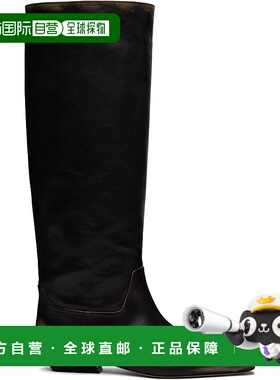 1h可退 潮奢 Paris Texas 女士 黑色 Bettina 25 高筒靴 PX1363XL