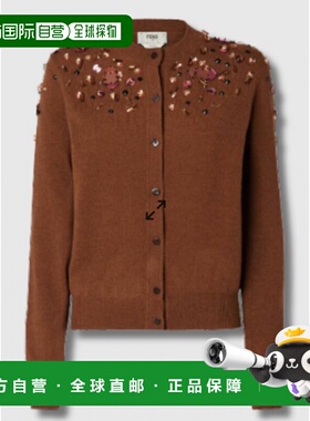 1h可退 FENDI 女士针织衫 FZE543AUZWF1T6K AW2025 棕色