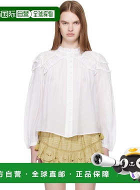 1h可退 潮奢 ISABEL MARANT 女士 白色 Christa 上装 HT0681FBB3J