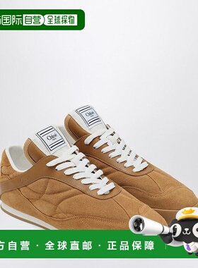 CHLOÉ 女士休闲鞋 CHC25A07IMS273 AW2025 浅棕色 Kick Suede Lea