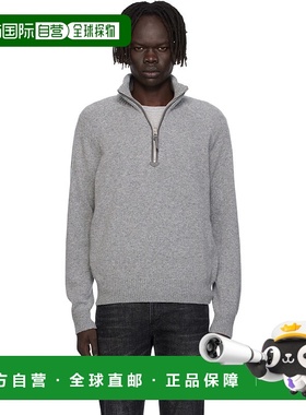 1h可退 潮奢 Tom Ford 汤姆 福特 男士 灰色 Lambswool & Cashmer