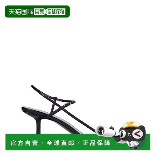 1h可退 潮奢 The Row 女士 65毫米Bare皮革凉鞋 black黑色 舒适时