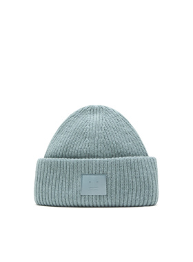 ACNE STUDIOS 男士帽子 C40425AAT AW2025 绿色 罗纹针织帽子