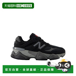 1h可退 NEW BALANCE 男童运动鞋 PC9060BK AW2025 黑色 9060系带