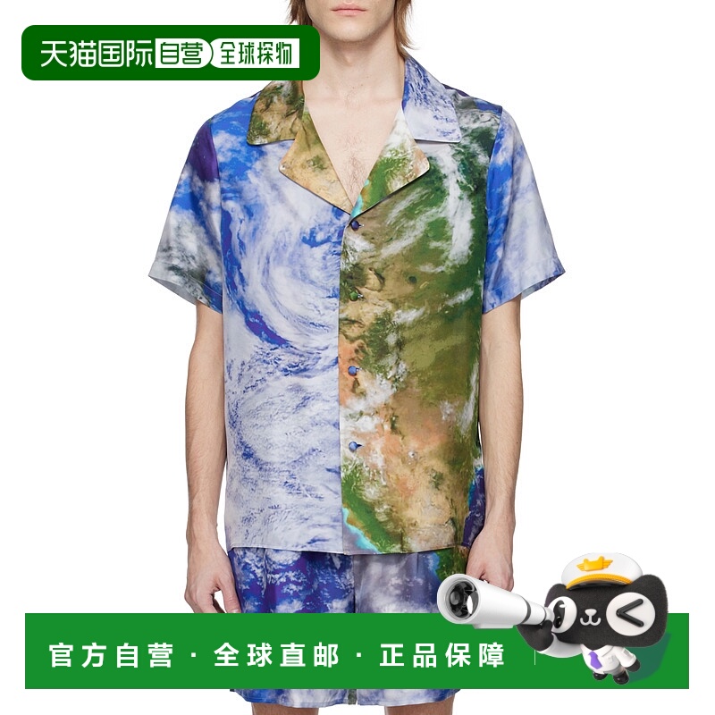1h可退 BALMAIN 男士T恤 EH0HN067SE89AAA SS2025 花色 翻领短袖