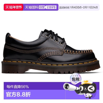 1h可退 潮奢 Dr. Martens 马丁大夫 女士 黑色 Lowell Leather Mo