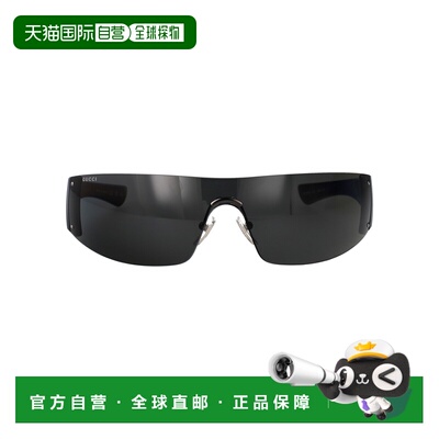 1h可退 GUCCI 男士太阳镜 GG1958S002 AW2025 黑色 GG1958S古驰