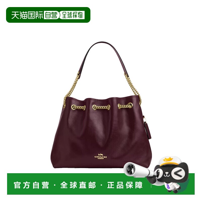COACH 奥莱款Evelyn 女士皮质单肩手提包CCZ79IMORX