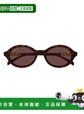 GUCCI 女士眼镜 GG2153S002 SS2026 棕色 椭圆形镜框太阳镜
