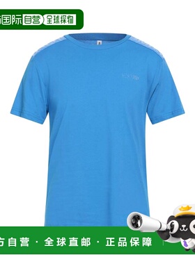 1h可退 潮奢 Moschino 莫斯奇诺 男士 T恤 blue蓝色 舒适时尚