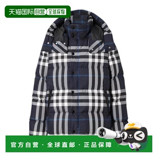 BURBERRY 男士外套 81004211 SS2024 花色 格纹连帽棉服