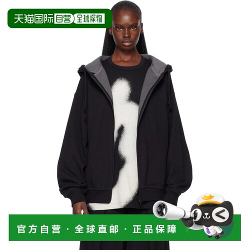Y-3 女士 黑色 Mercedes-AMG F1 联名连帽衫卫衣 KR2242