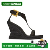 ‘Anthem’ BALMAIN wedg SS2026 黑色 女士凉鞋 GN1UH204LNAP0PA