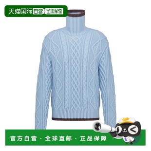 男士 蓝色 针织毛衣 SS2024 羊毛和山羊绒 413M630AT732C588 DIOR