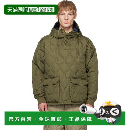 1h可退 潮奢 TAION 男士 卡其色 Military Pullover 羽绒夹克 TAI