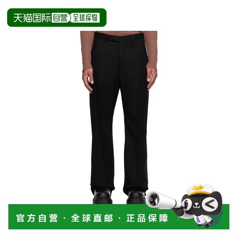 RICK OWENS 男士休闲裤 RR02E1352WD09 AW2025 黑色