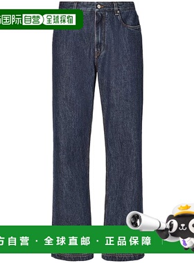 FENDI 男士牛仔裤 FLP302AW82F0QA2BLU SS2026 蓝色直筒裤