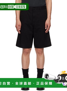 1h可退 潮奢 CARHARTT WIP 男士 黑色 Single Knee 短裤 I031504