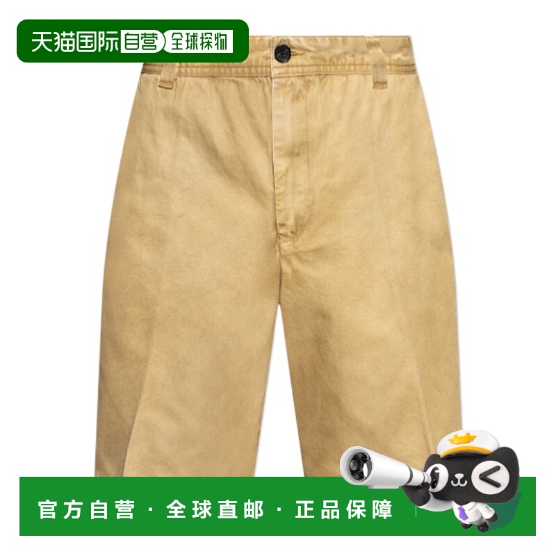 1h可退 DIESEL 男士短裤 A173890NJBP7BD SS2025 花色 腰带环短裤