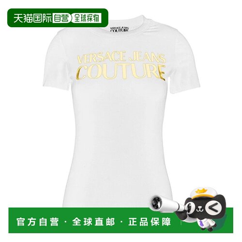 VERSACE JEANS 女士T恤 79HAHT02CJ03TG03 AW2025短袖女装