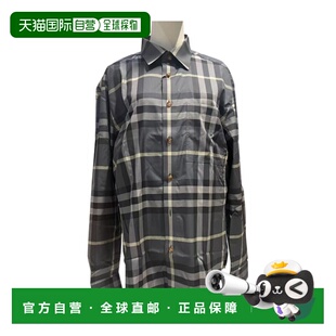 80929151 AW2024 花色 BURBERRY 长袖 户外T恤 拼色格纹衬衫 男士