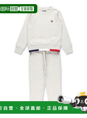 MONCLER 男童套装 8M0000589AEB061 SS2026 灰色 SET JOGGING+FLE