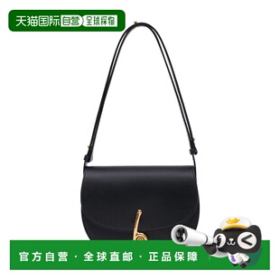 潮奢 Burberry 巴宝莉 女士 小號馬鞍形翻蓋斜背包 8115651斜挎包