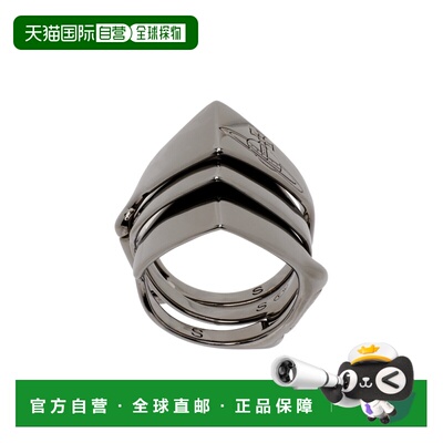1h可退 VIVIENNE WESTWOOD 男士戒指 6401000201S001IMRUTHENIUM