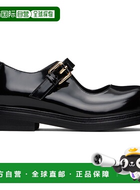 1h可退 潮奢 Moschino 莫斯奇诺 女士 黑色 Olivia 玛丽珍鞋 MA10