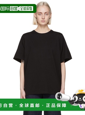 1h可退 潮奢 TOT&Ecirc;ME 女士 黑色大廓形 T 恤 211472770短袖