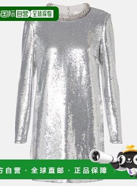 1h可退 潮奢 ROLAND MOURET 罗兰 穆雷 女士 珠片迷你连衣裙