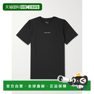 潮奢 Aloe District 男士 徽标印花穿孔弹性针织T Vision 1h可退