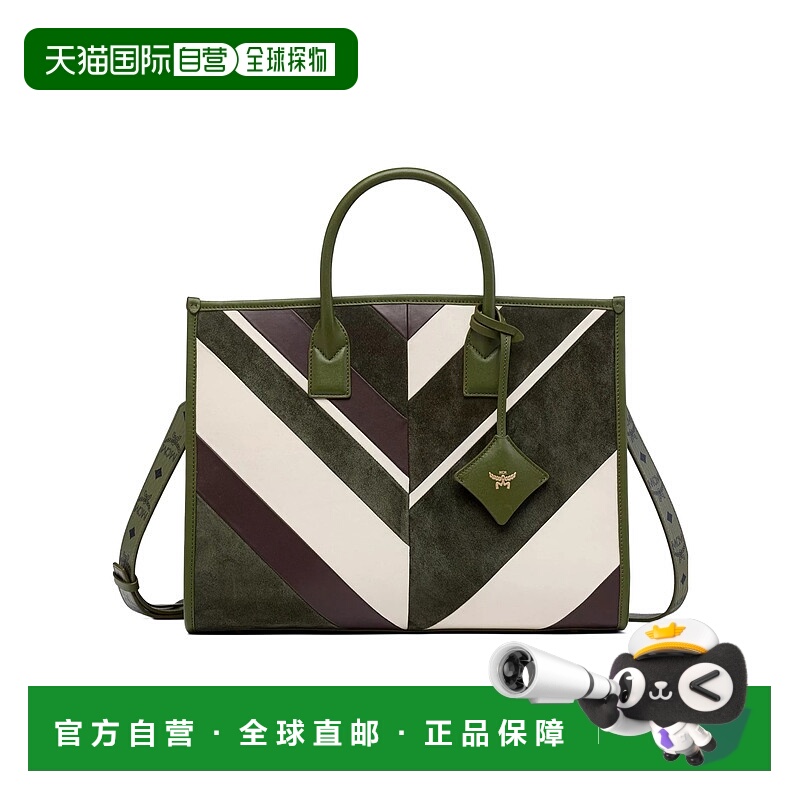 MCM 女士手提包 MWTFABO01K9 AW2025 花色 München Mega Herring