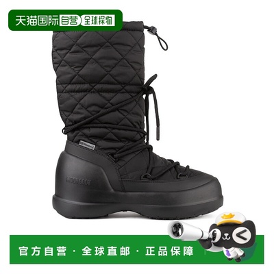 MOON BOOT 男士雪地靴 80D2500080N001 AW2025 黑色防滑鞋