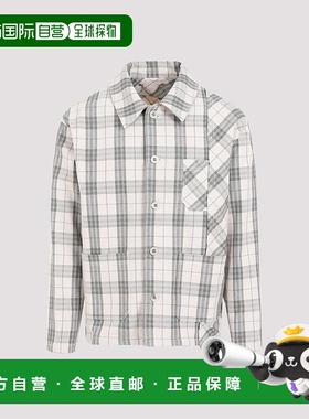 1h可退 潮奢 GOLDEN GOOSE 男士 米色 & 绿色格纹衬衫 GMP01836P0