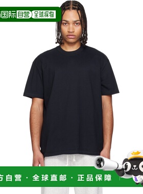 潮奢 SKIMS 男士 黑色 Heavyweight Cotton Relaxed T恤 SSSTT641