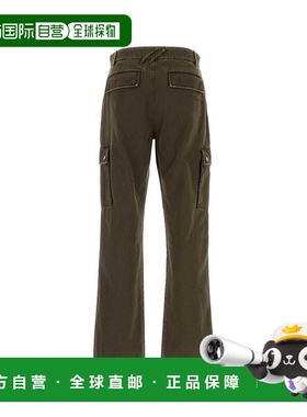 BURBERRY 男士休闲裤 8105255C1764 SS2025 绿色 Mud cotton carg