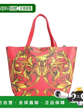 潮奢 versace 范思哲 女士 手袋 red红色 舒适时尚托特包手提包