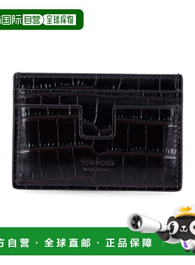 1h可退 潮奢 Tom Ford 汤姆 福特 男士 鳄鱼纹皮革卡套 Y0232LCL4