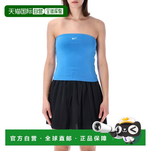 NIKE 女士运动背心 IR1643435 SS2026 TUBE TOP 蓝色耐克