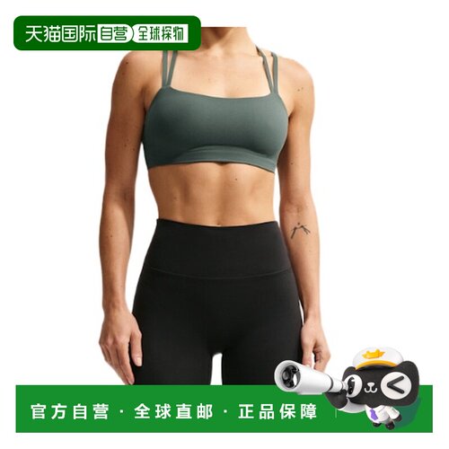 NIKE 女士运动文胸 IB9847303 AW2026 绿色 Zenvy Strappy运动文
