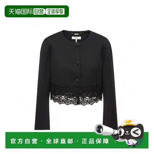 CHLOÉ 女士外套 CH26AVE24067001 AW2026 黑色 SHORT JACKET
