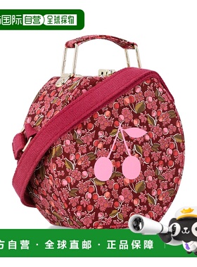 1h可退 潮奢 Bonpoint 女童 Jadore suitcase 红色有机棉包包(lib