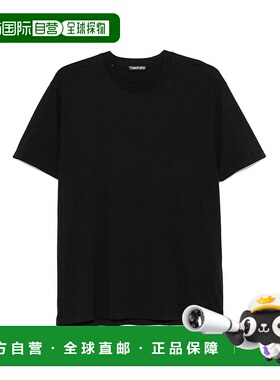 1h可退 TOM FORD 男士T恤 JMT012JCS004LB999 AW2025 黑色