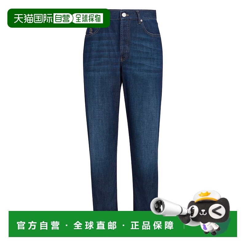 1h可退 BRUNELLO CUCINELLI男士牛仔裤 ME645O1090C1468