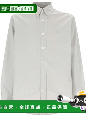 GIVENCHY 男士衬衫 BM60Y11557058 SS2024 灰色休闲风