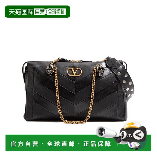 VALENTINO 女士手提包 WB0S70UYF0NO AW2025 黑色 拉链单肩包